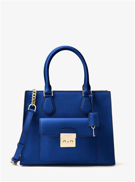 michael kors bridgette medium top handle|Bridgette Medium Saffiano Leather Tote .